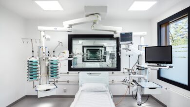 Uniklinik Düsseldorf: Im neuen Modulbau werden erste COVID-19-PatientInnen behandelt