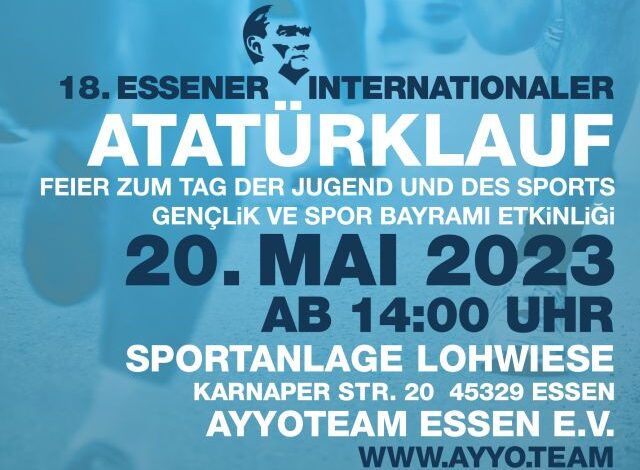 Uluslararası Essen Atatürk Koşusu bu yıl 18.kez düzenlenecek