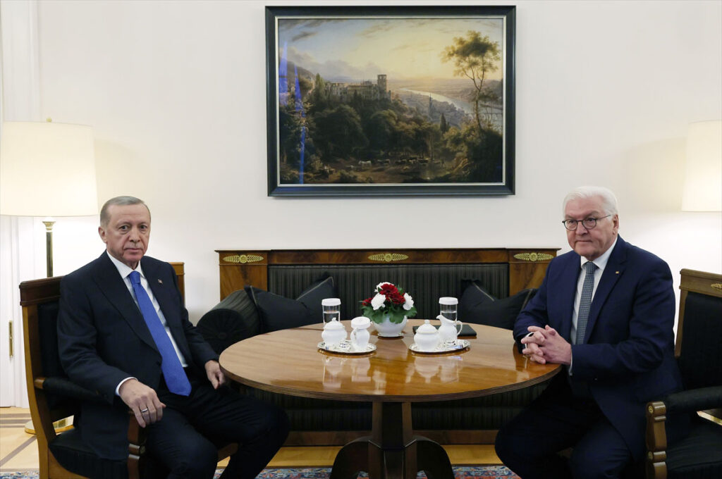 Cumhurbaşkanı Erdoğan Almanya Cumhurbaşkanı Steinmeier ile görüştü 