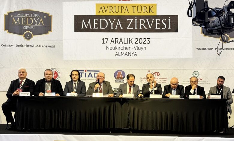 3. Avrupa Türk Medya Zirvesi yoğun katılımla gerçekleşti